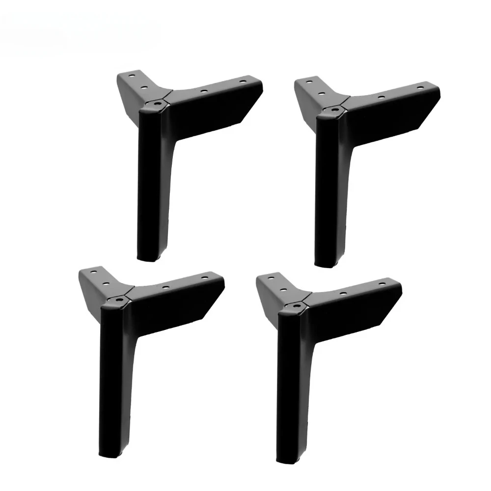 4 pièces de haute qualité 150mm Y forme canapé jambe salon canapé jambes meubles modernes jambes à vendre meubles pieds meubles jambe noir