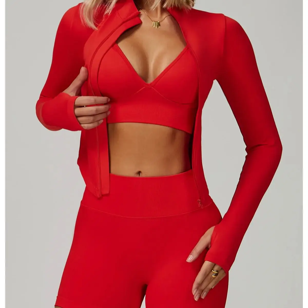 2/3 pièces ensemble de Yoga de Sport sans couture femmes respirant taille haute Fitness vêtements de Sport femmes ensemble de sous-vêtements de Sport vêtements d'entraînement de gymnastique