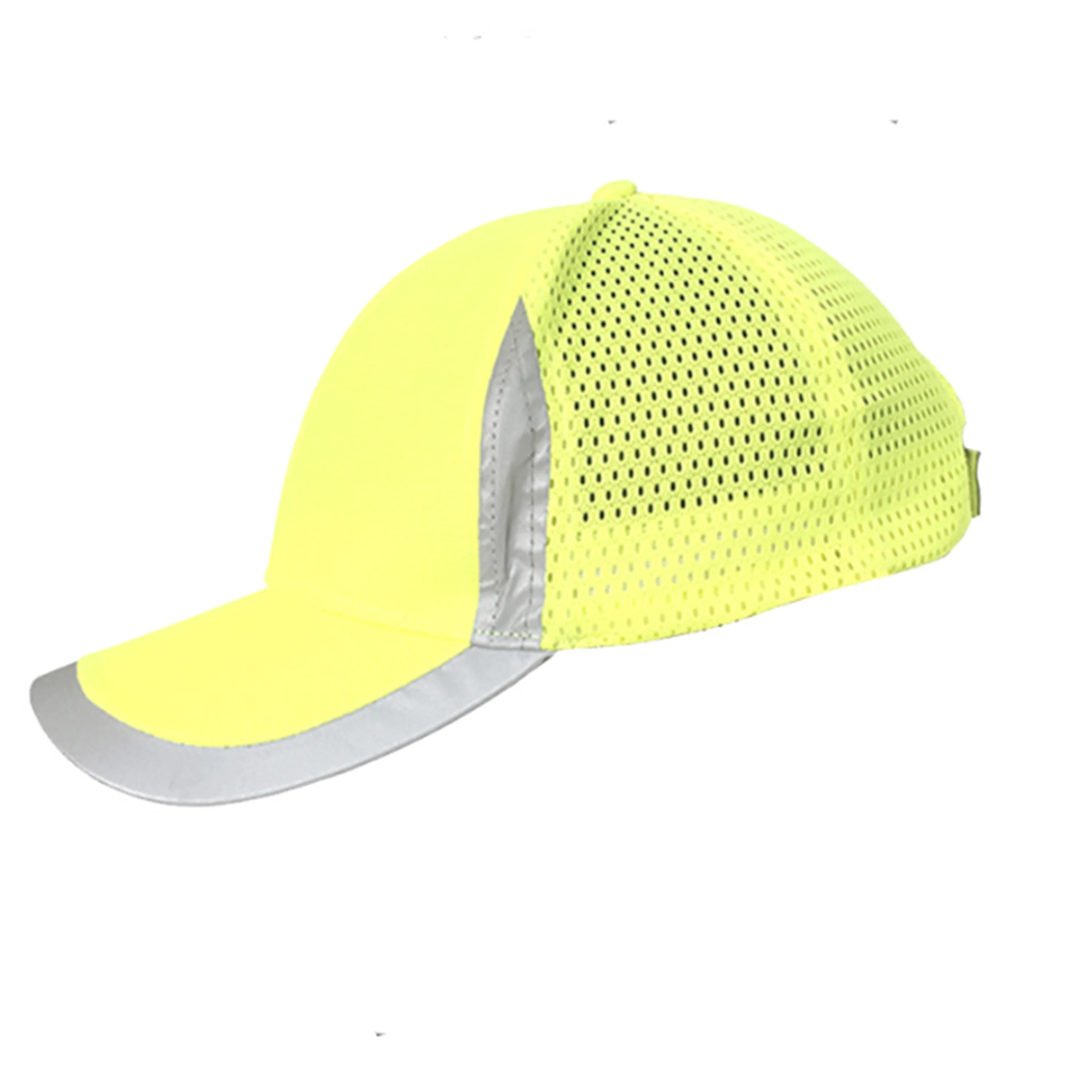 Casquette de baseball réfléchissante haute visibilité, chapeau de sécurité jaune, casque de sécurité au travail, chapeau lavable, casquette de sécurité pour le trafic, casque de sécurité