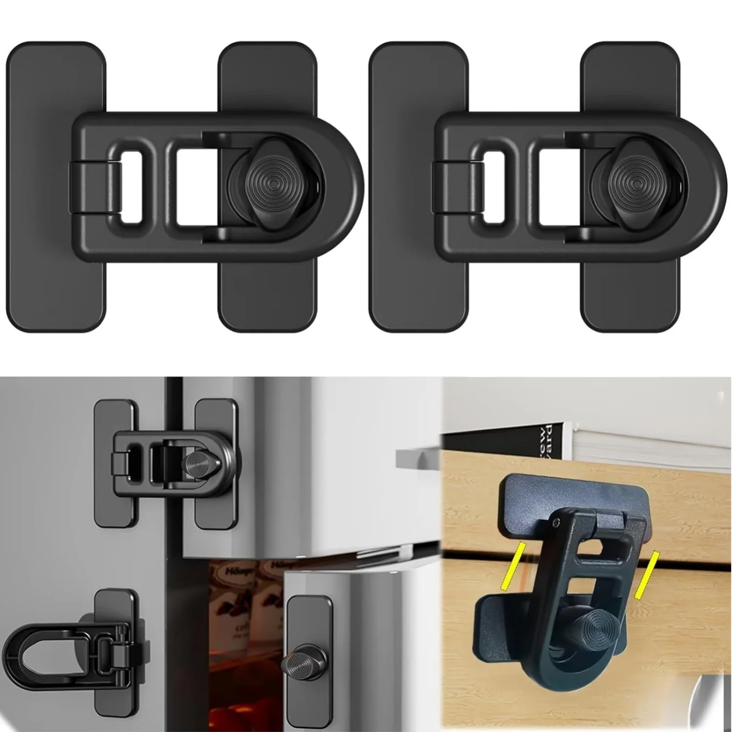 Serrure enfant réfrigérateur congélateur serrures pour portes de réfrigérateur four serrure de sécurité enfant four bébé épreuve réfrigérateur porte serrures de sécurité