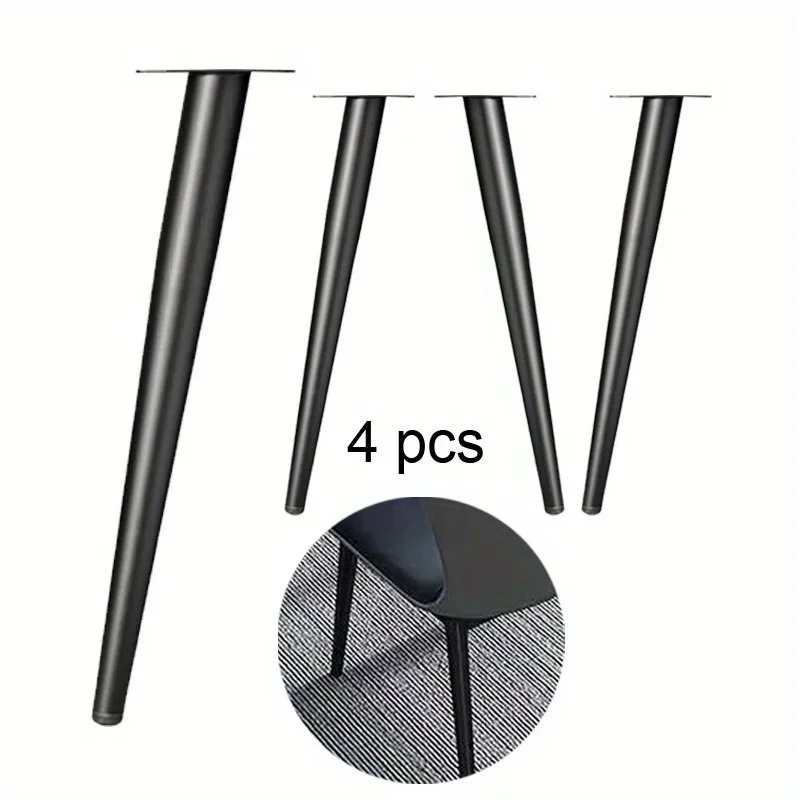 4 pièces accessoires de pieds de meubles pieds de meubles pieds de meubles en métal remplacement salon chambre Table armoire meuble TV pieds