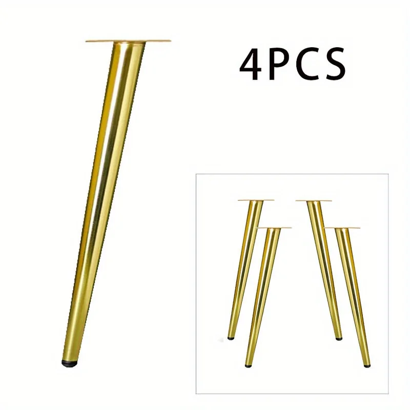 4 pièces accessoires de pieds de meubles meubles pieds de meubles en métal remplacement canapé salon chambre Table armoire meuble TV pieds