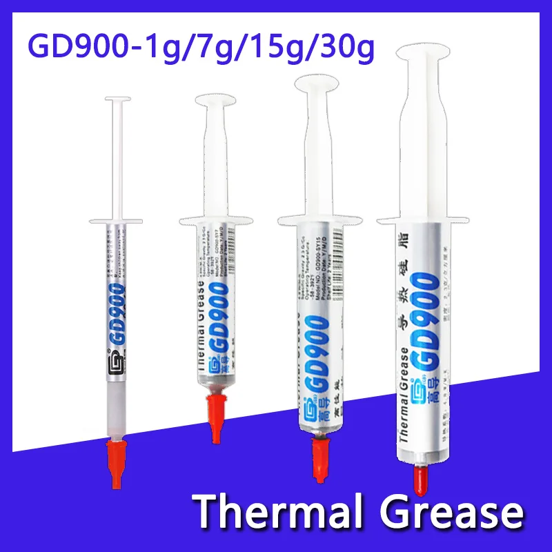 GD900 1g/7g/15g/30g graisse thermique PC refroidisseur d