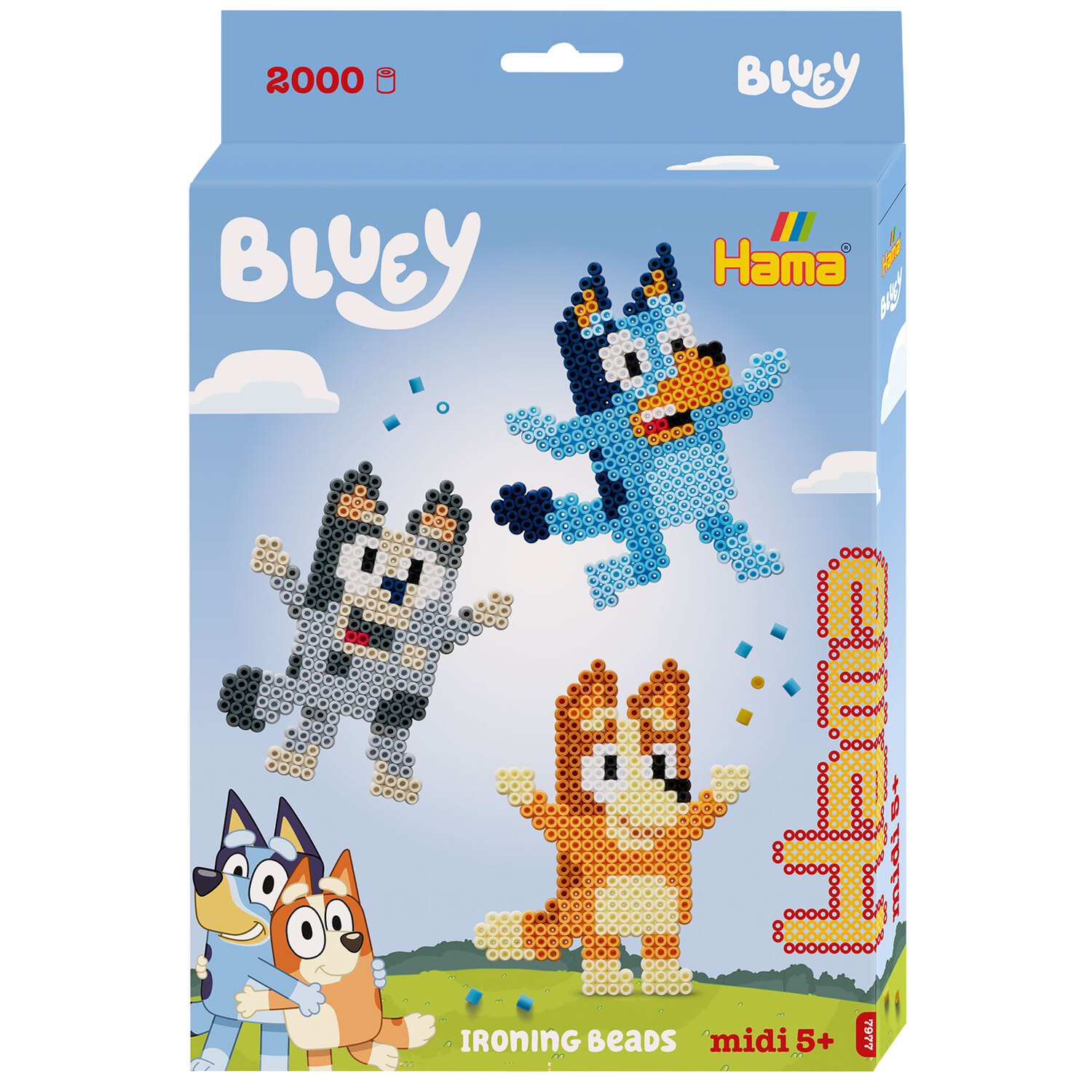 Hama Kit de perles à repasser "Bluey"