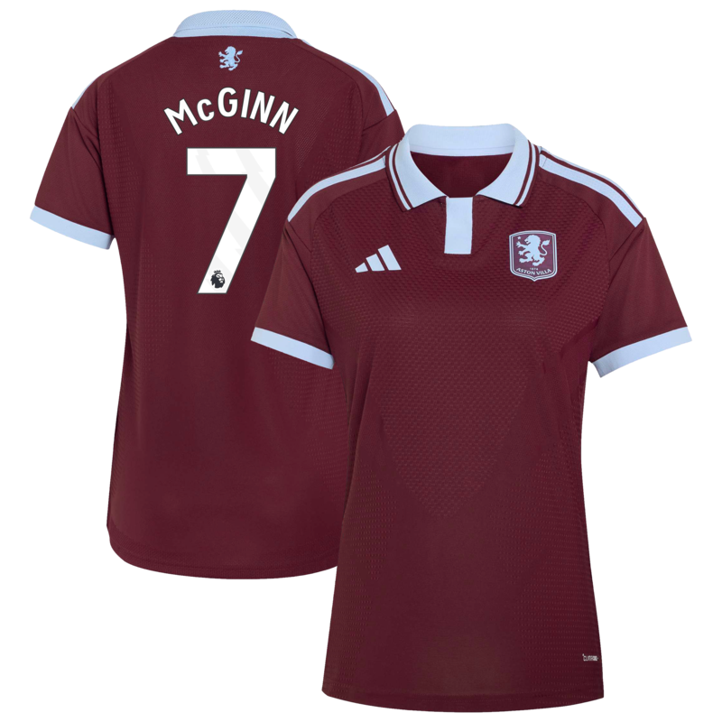 Maillot Domicile Aston Villa adidas Authentic 26/27 - Femme avec flocage McGinn 7