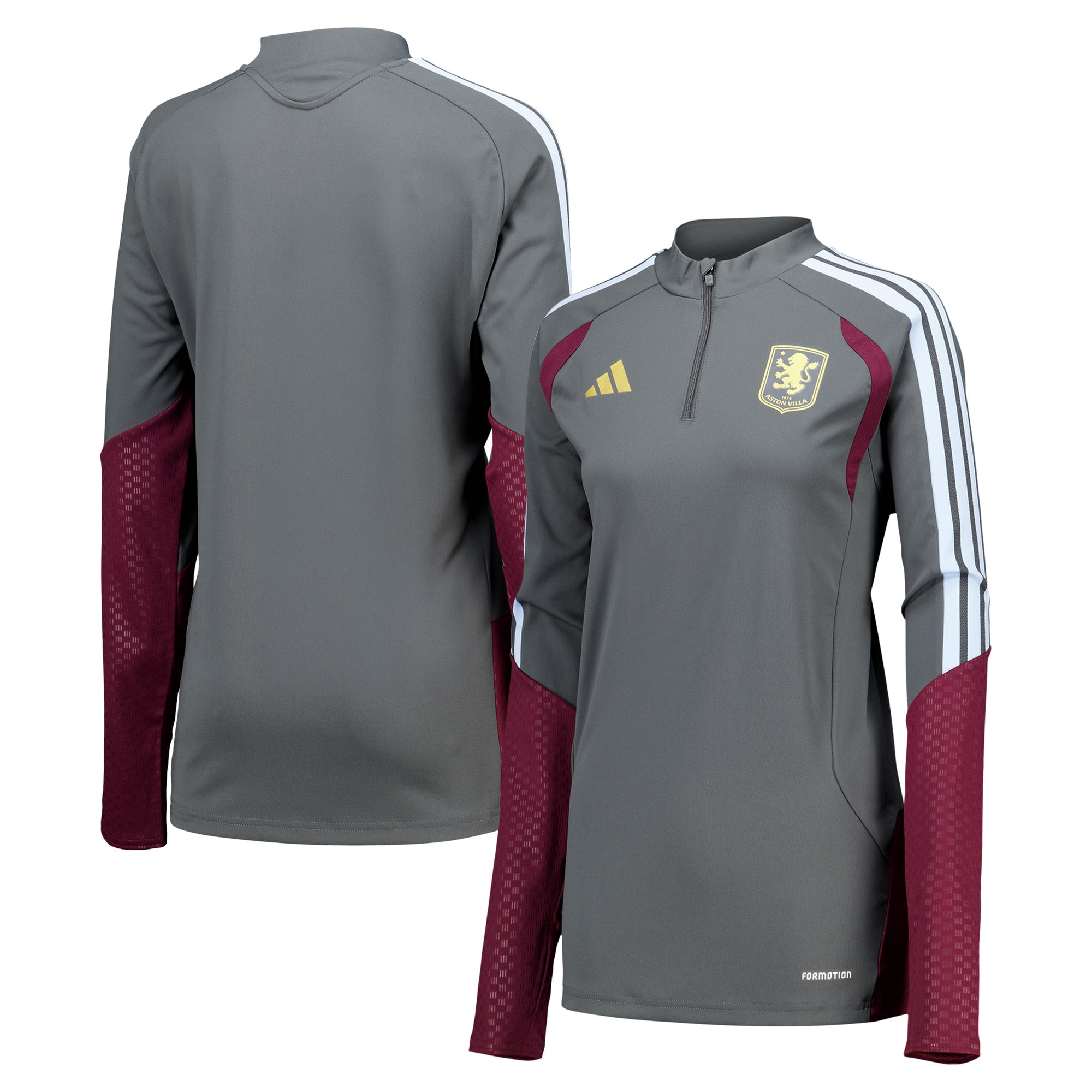 Aston Villa adidas Trainingstop - Anthrazit - Damen