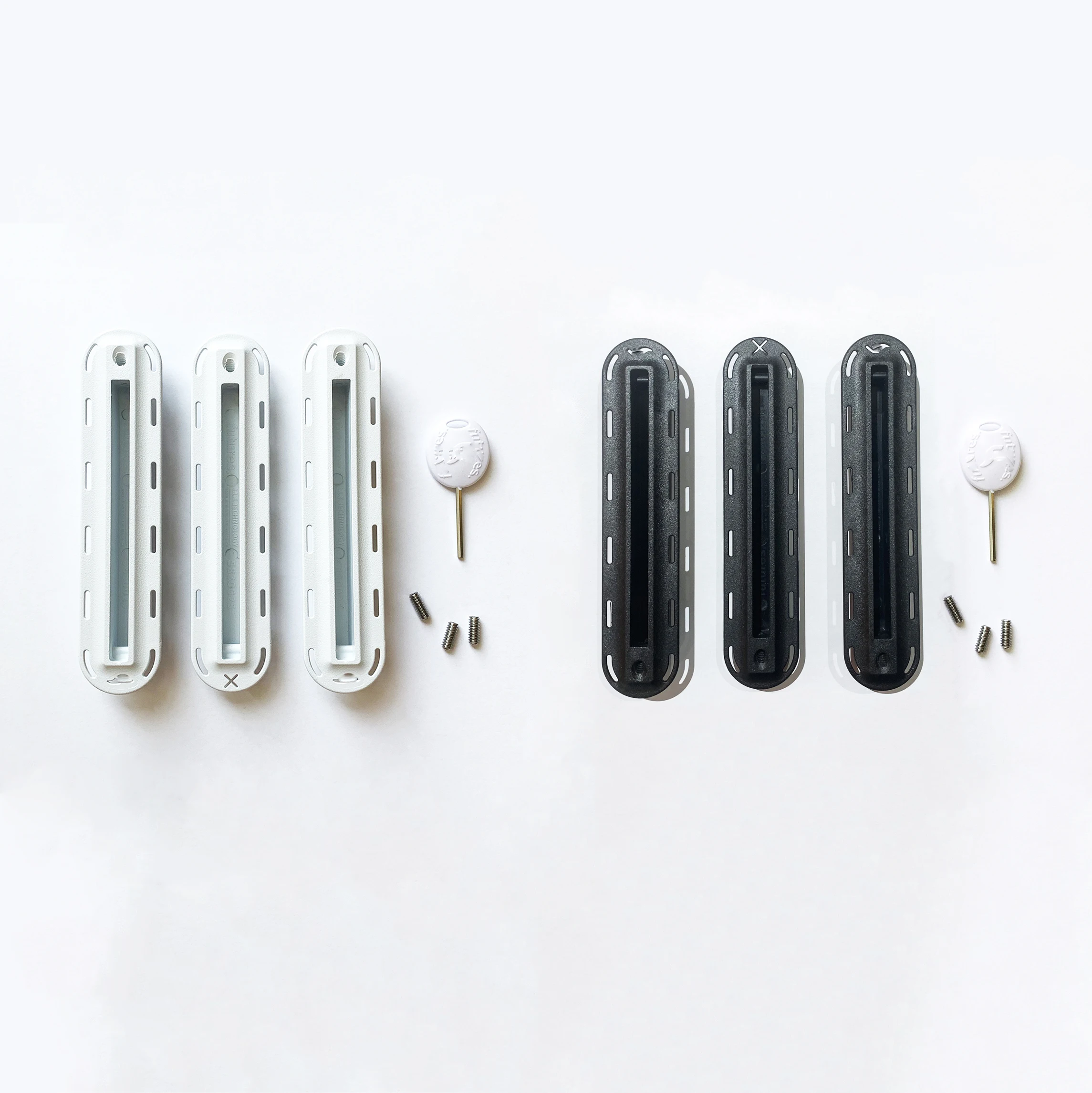 Boîtes d'ailerons de planche de Surf à onglet unique, paquet de 3 boîtes d'ailerons de Surf, accessoires de planche de Surf, bouchons d'aileron de Surf avec vis et clé d'aileron
