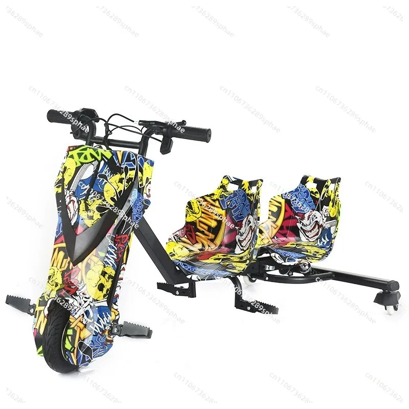 Elektrisches dreirädriges cooles Outdoor-Kinder-Scooter-Drift-Balance-Car mit Lithium-Batterie und Go-Kart-Funktion Image