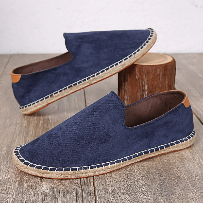 Summer Men's Flat Shoes Comfortable Breathable Fisherman Shoes Man Slip-on Shoes Lightweight Loafers Shoes For Men Casual Shoes