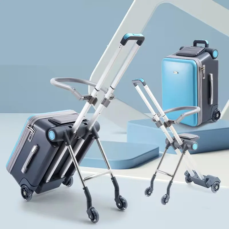 Kinder-Kinderwagen-Reisekoffer, Reiten und Sitzen, multifunktional, wasserdicht und verschleißfest, Koffer, Gepäck Image