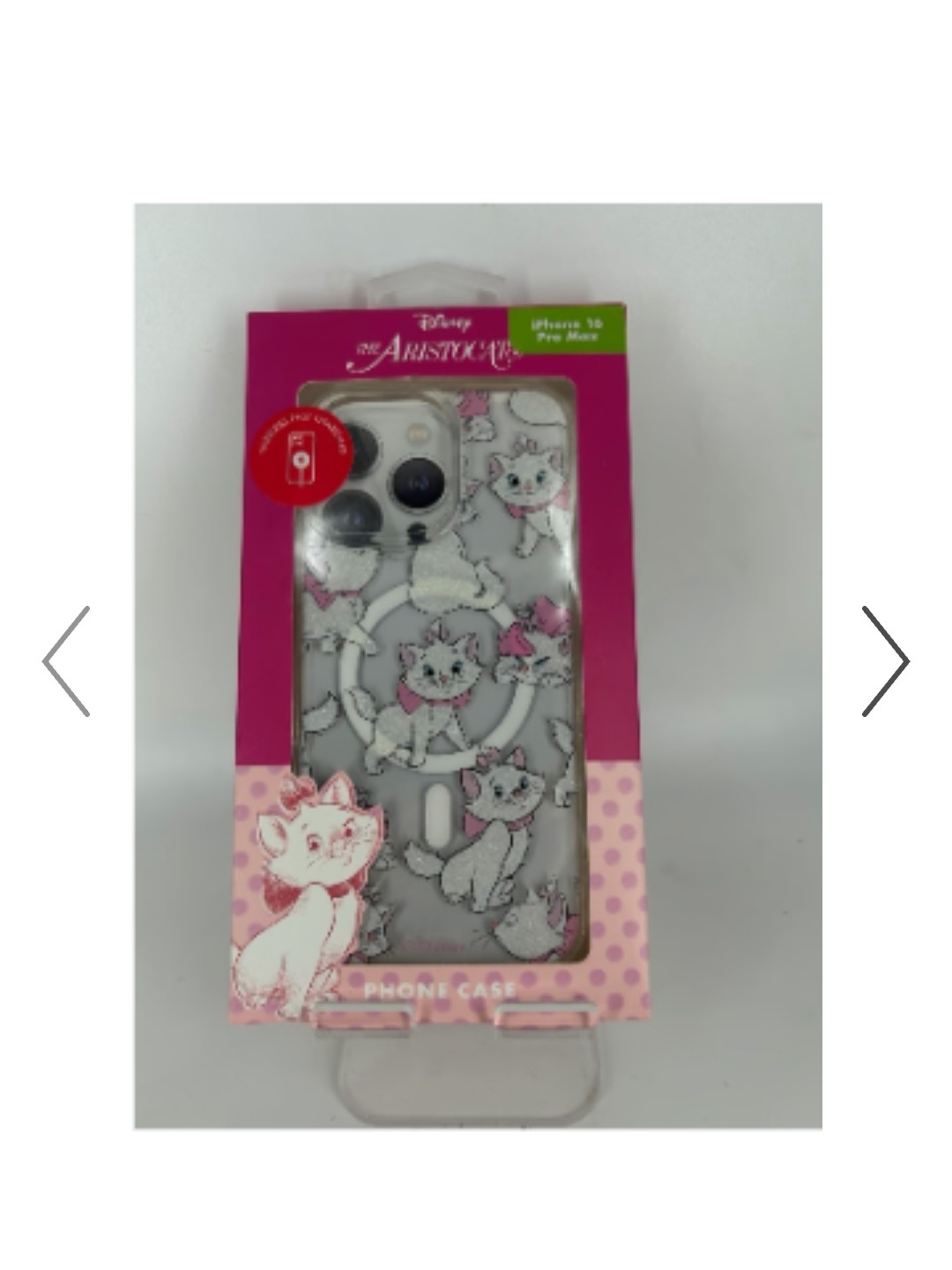 Disney Cell Phones & Accessories | Disney Marie Pink And White Aristocats Phone Case With Ring Holder | Color: Pink/White | Size: Os