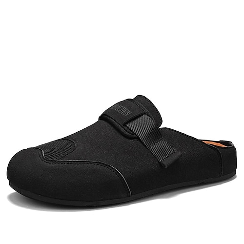 Herren-Sandalen mit geschlossener Zehenpartie, verstellbare Riemen zum Hineinschlüpfen, bequeme Sommerschuhe für Strand, Urlaub und Alltag Image