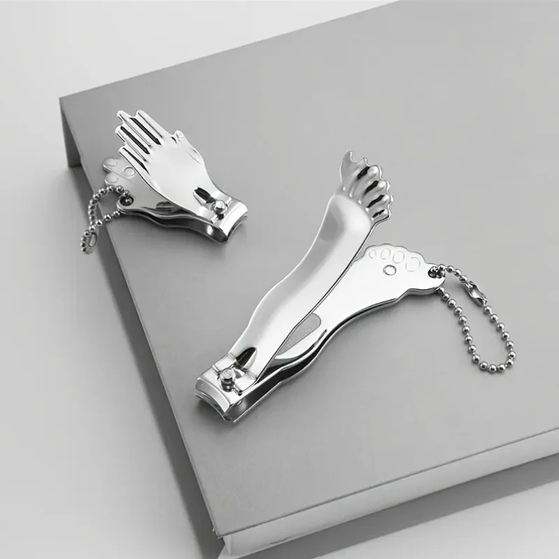 Kreatives 2-teiliges Zehennagelknipser-Set aus Edelstahl für Hand- und Fußnägel, Geeignet für Täglichen Gebrauch und Reisegeschenke Image