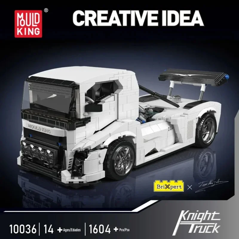 Mould King 10036 Ritter-Truck Technisches Auto-Spielzeug Baustein-Set Kreatives Weihnachtsgeschenk für Kinder Image