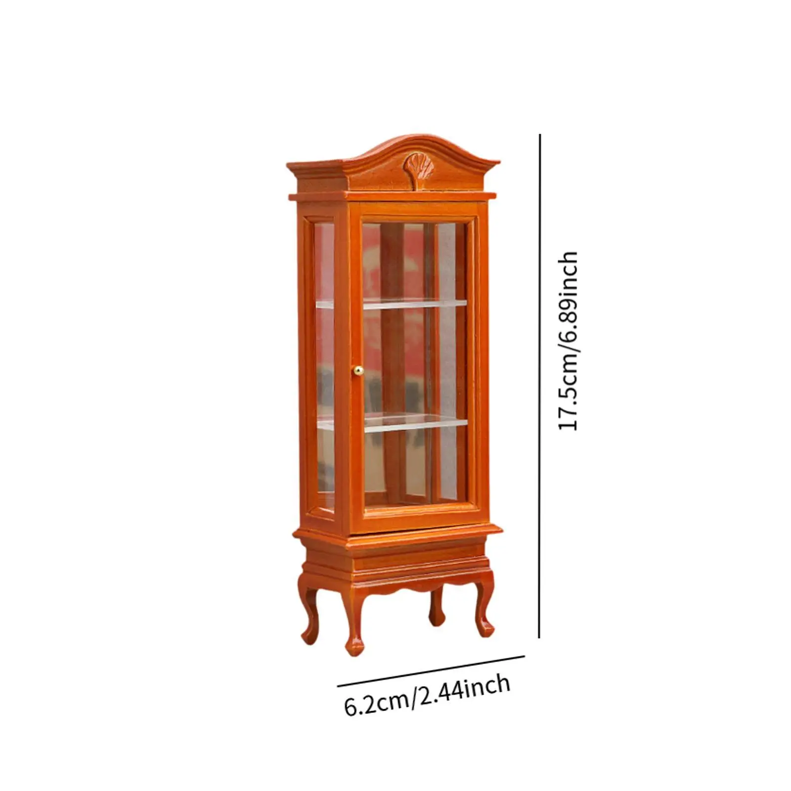 Meubles miniatures pour maison de poupées, mini-meuble de rangement pour maison de poupées, armoire de rangement à 3 niveaux, armoire miniature 1:12