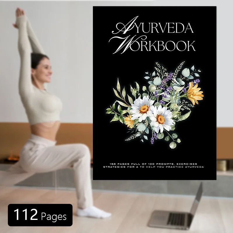 Nouveau carnet de bien-être ayurvédique YURVEDA ORKBOOS, guide de pratique de yoga et de santé, planificateur d