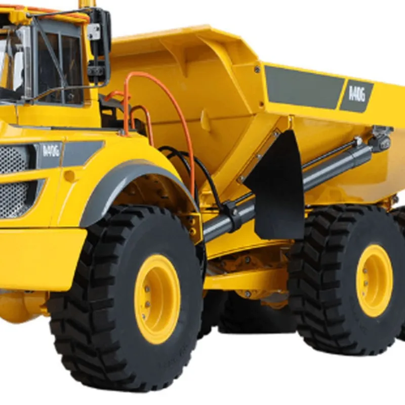 Double E 1/16 Ferngesteuerter Metall-Knickgelenk-Dumper 6WD Elektrisch 10KG Tragfähigkeit mit Öffnungsfähigen Türen Ferngesteuertes LKW-Modell Image
