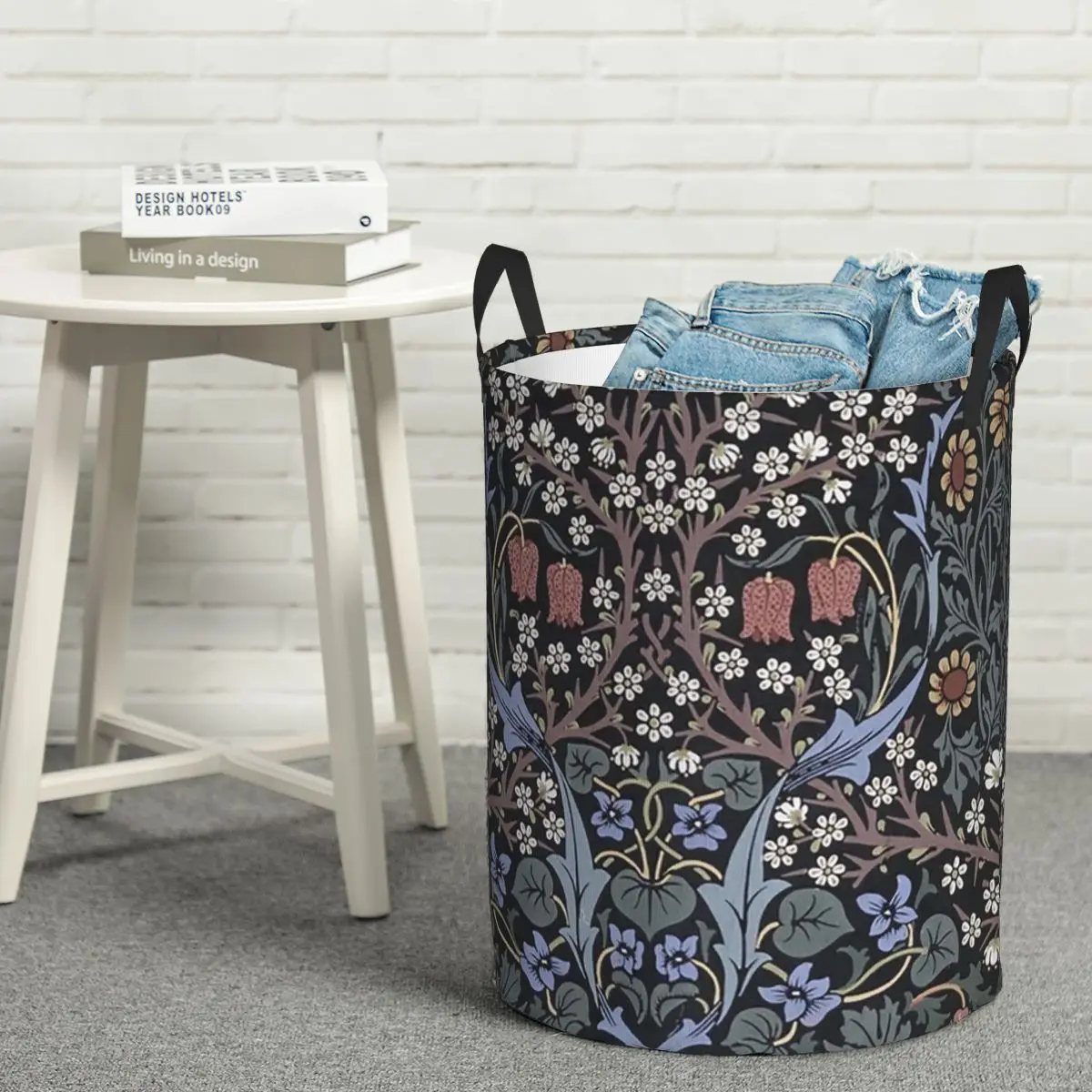 Laundry Collector William Morris - Panier à linge pliable Blackthorn, organisateur de maison, panier à linge pour bébé, organisateur de maison