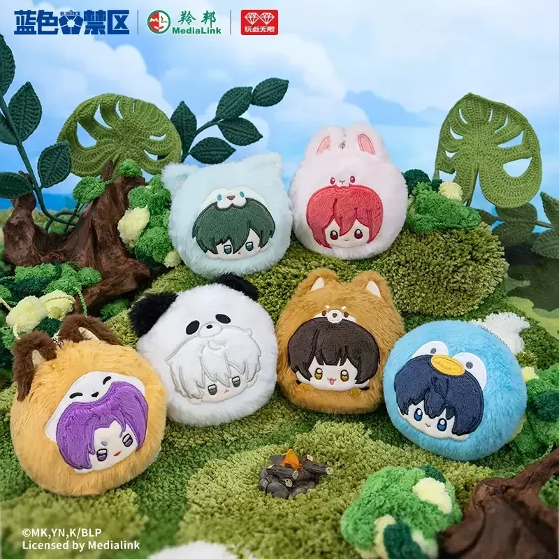 BLUELOCK Tier Gefüllte Knödel Serie Blind Box Spielzeug Kawaii Anime Action Figure Caixa Caja Überraschung Mystery Box Puppe Mädchen Geschenk Image