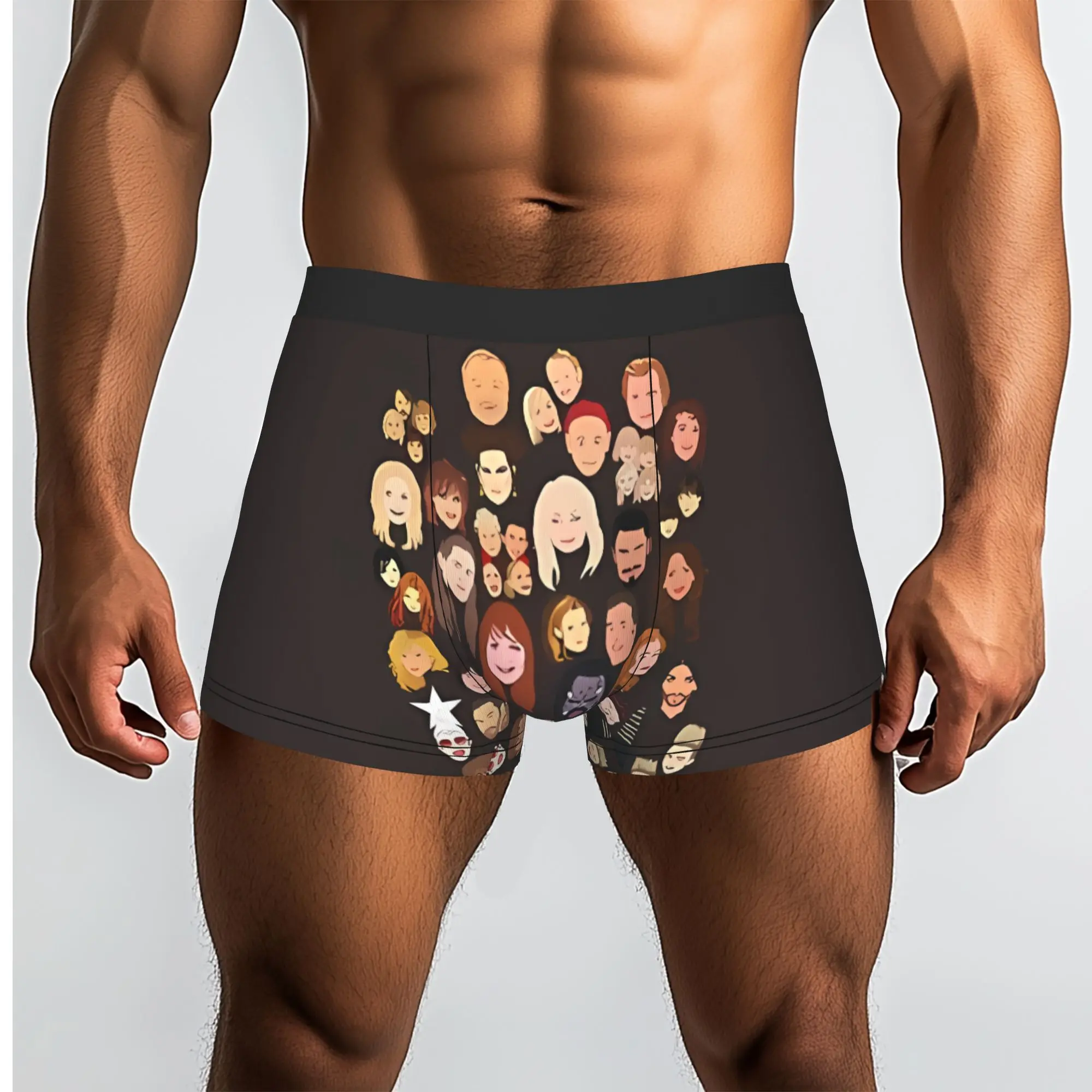 Icons Of The Song Contest Eurovision Song Contest Sous-vêtements pour hommes Culottes pour hommes Sous-vêtements pour hommes Shorts ventilés Boxer Briefs