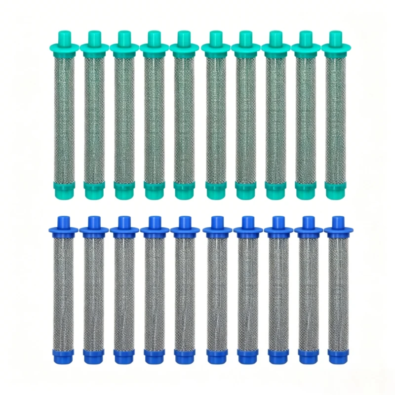 5 Stück/10 Stück Ersatzteile 30/60 Mesh Airless-Spritzpistolenfilter für Graco Spritzpistolen-Reparaturwerkzeug Image