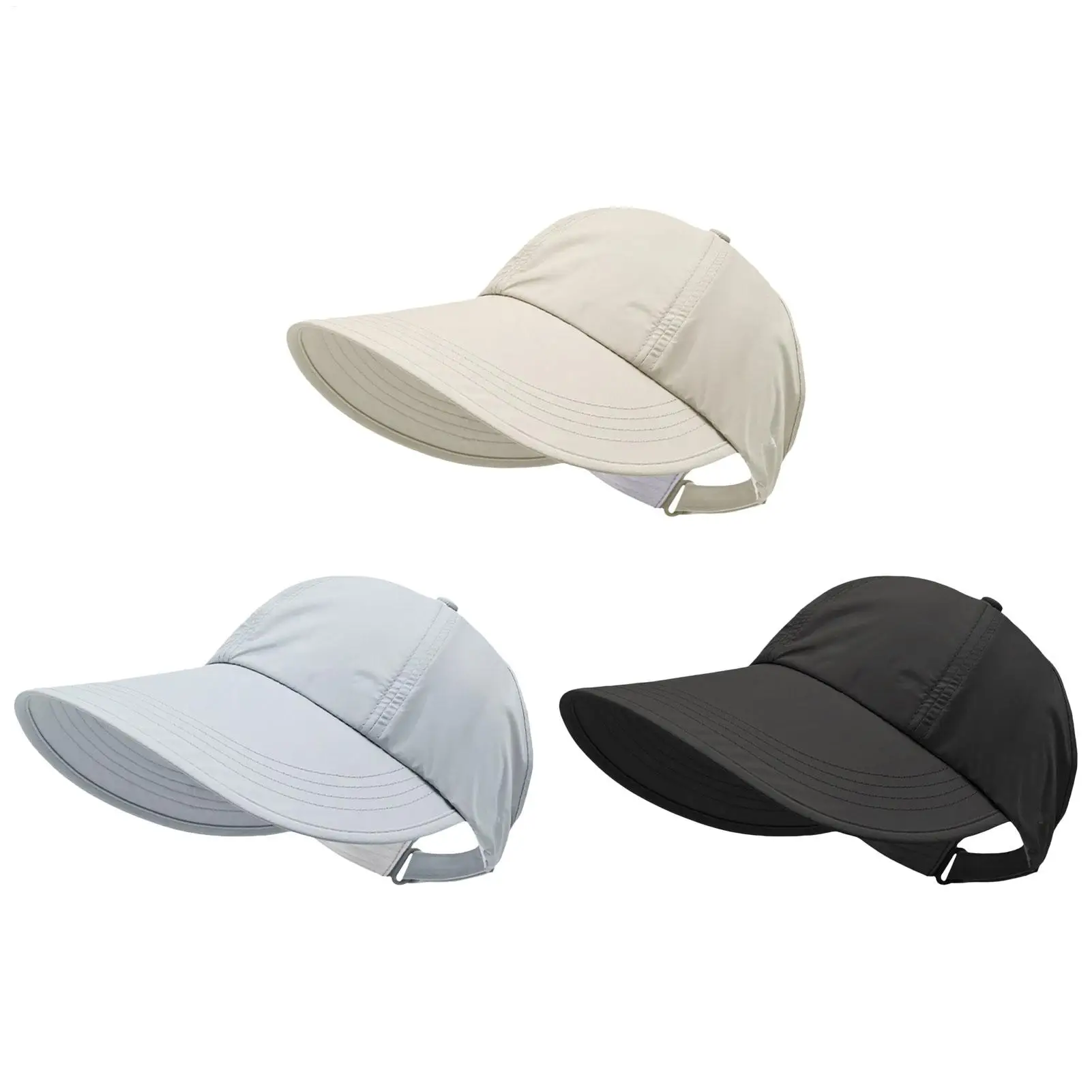 Sonnenschutz-Baseballmütze, Outdoor-Sonnenschutzhut für Damen, Outdoor-Sonnenschutz, schnell trocknend, breite Krempe, UV-Schutzhut, Sonnenhut Image