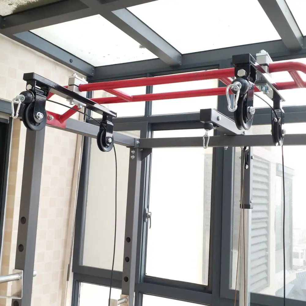 Heimfitness-Kabelzugsystem – DIY-Kabelmaschinen-Set für Rundrohre & Krafttraining Image