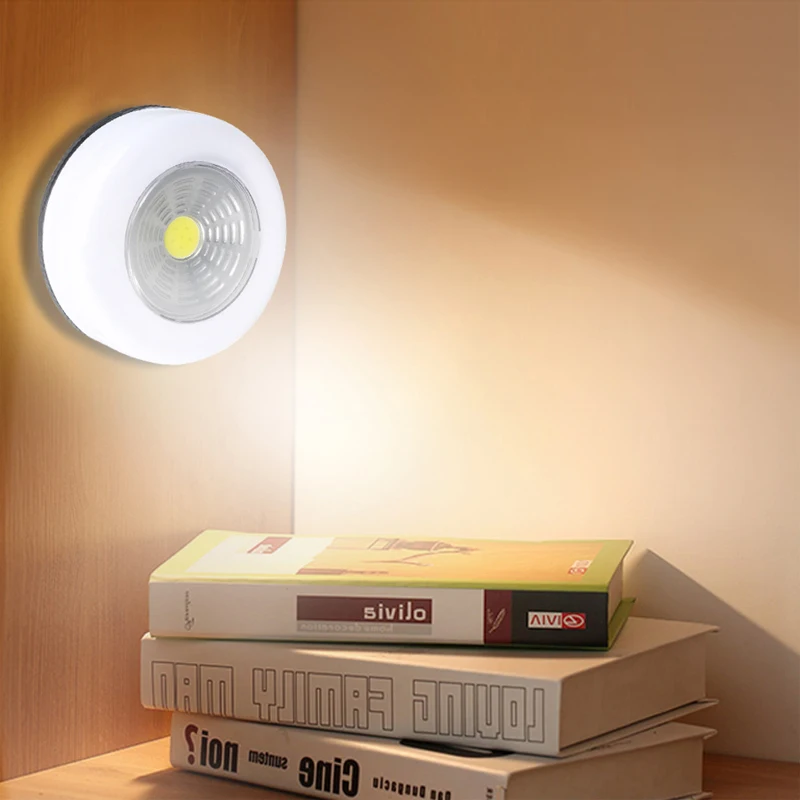 Cob führte unter Schrank Licht mit selbst klebenden Aufkleber drahtlose Wand lampe Kleider schrank Schrank Schublade Schrank Schlafzimmer Küche Nachtlicht