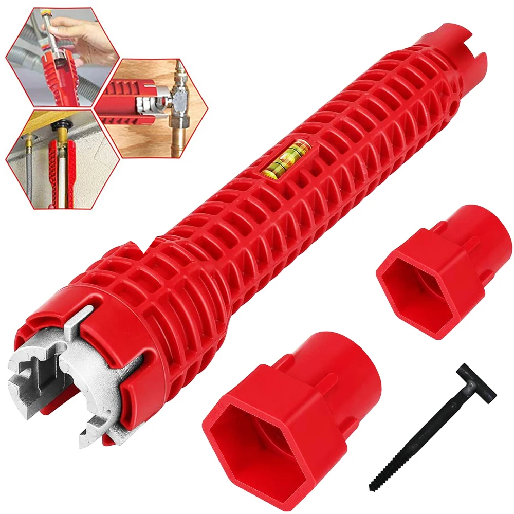 Neue 8-in-1 Multi Key Flume Magic Wrench Sink Sanitär Werkzeuge Magic Wrench Mehrzweckschlüssel Englisch Schlüssel Sanitär Schlüssel Werkzeug