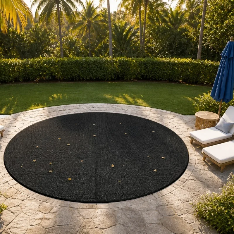 Poolabdeckung, Ø417 cm, 200 mm, staubdicht und leicht zu reinigen, ideal für eingelassene und oberirdische Pools als funktionale Pooldekoration für den Außenbereich Image