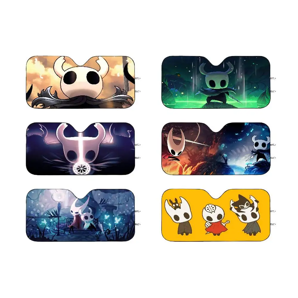 Games H-Hollow KnightS Windschutzscheiben-Sonnenschutz für Auto, Auto-Windschutzscheiben-Sonnenschutz, Sonnenschutz für die vordere Fensterseite Image