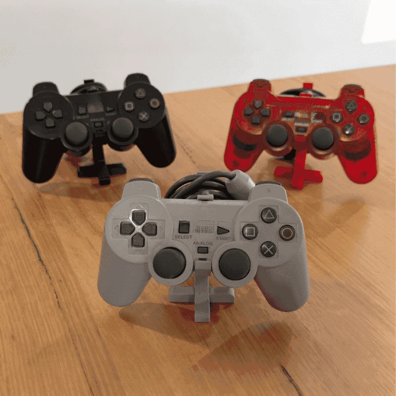 PS Controller Display Stand for PS1 PS2 Gamepad Holder Desktop Organizer for Gamers