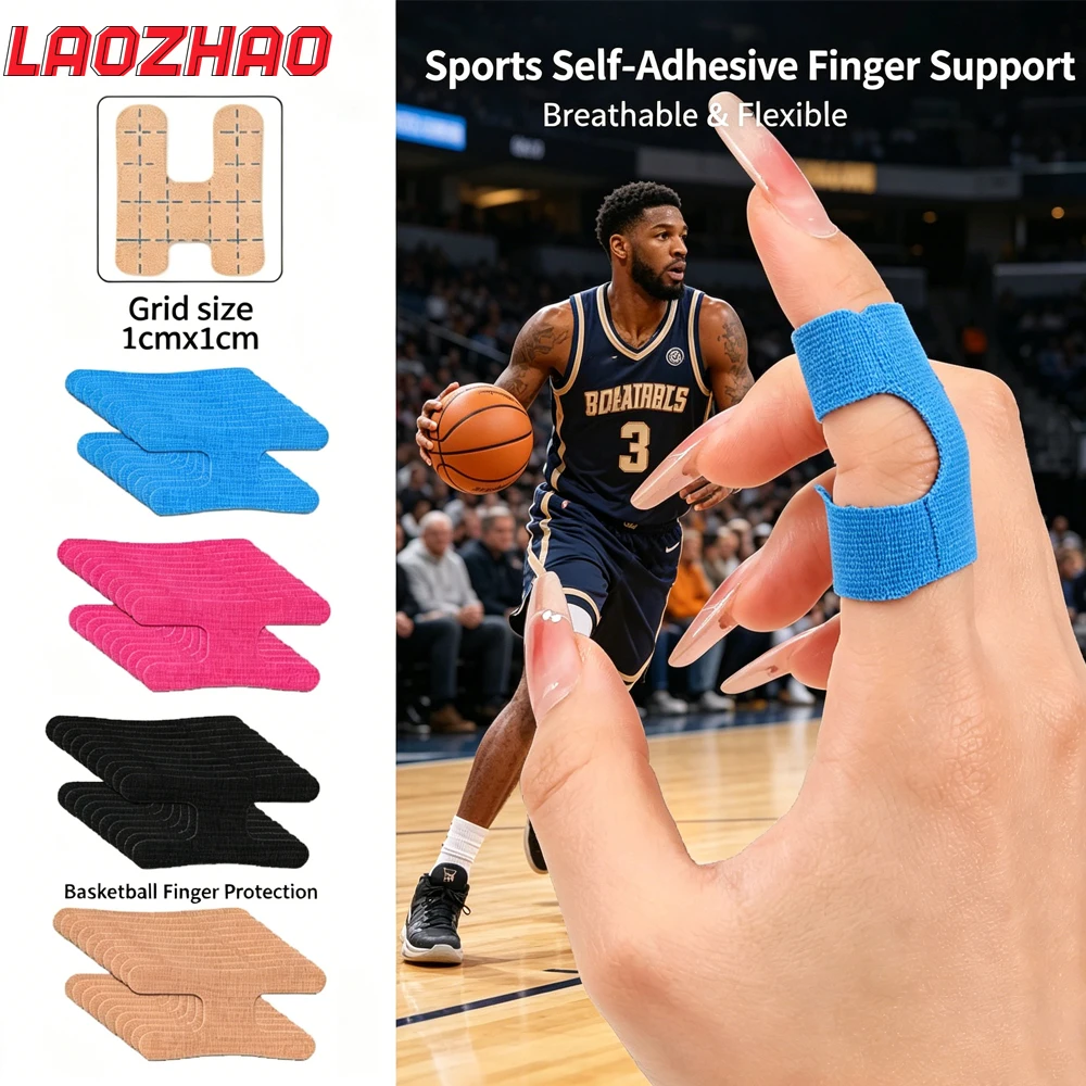 10/20 Stück vorgeschnittenes Kinesiologie-Tape für Finger – Fingerbandage – elastisches Sporttape für Triggerfinger – Sport Image