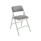 National Public Seating 2200 Series Folding Chair, 4-Pack, Gray & Gray 2202 screenshot. Chairs directory of Office Furniture.