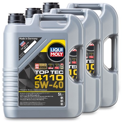 Liqui Moly 15 L Top Tec 4110 5W-40 [Hersteller-Nr. 21479] Image