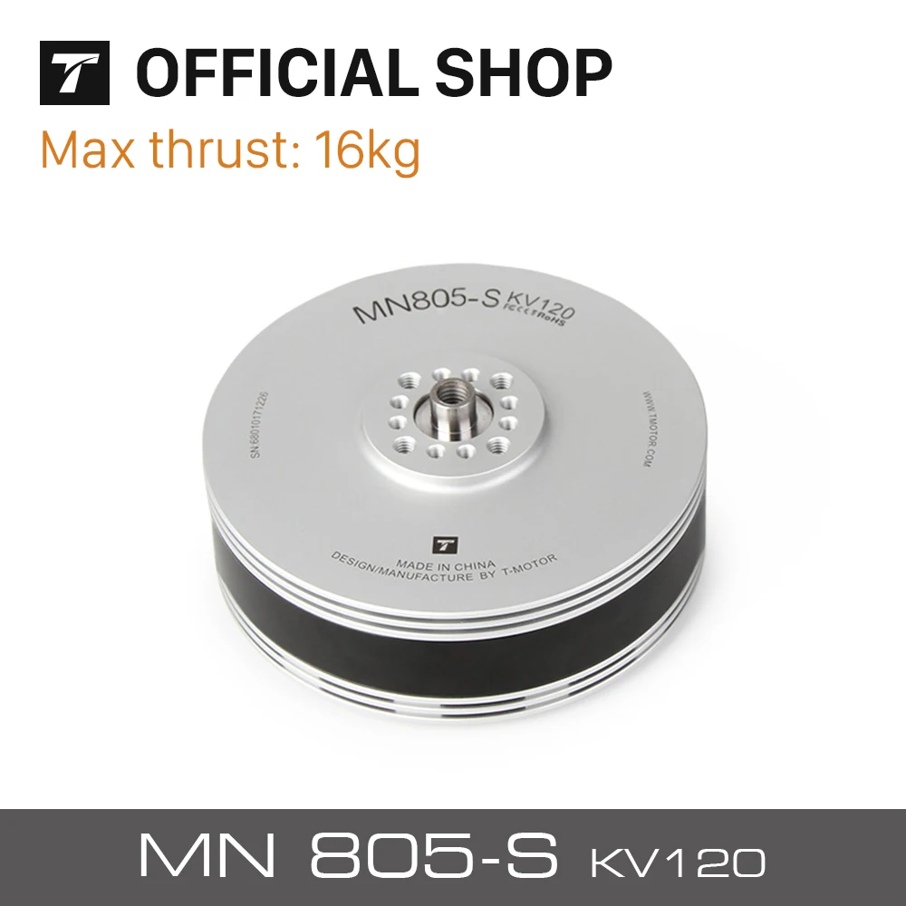T-motor 16kg + schub mn805s MN805-S kv120 kv150 kv170 bürstenloser motor für vtol schwere last multi coptor drone quadcopter Image