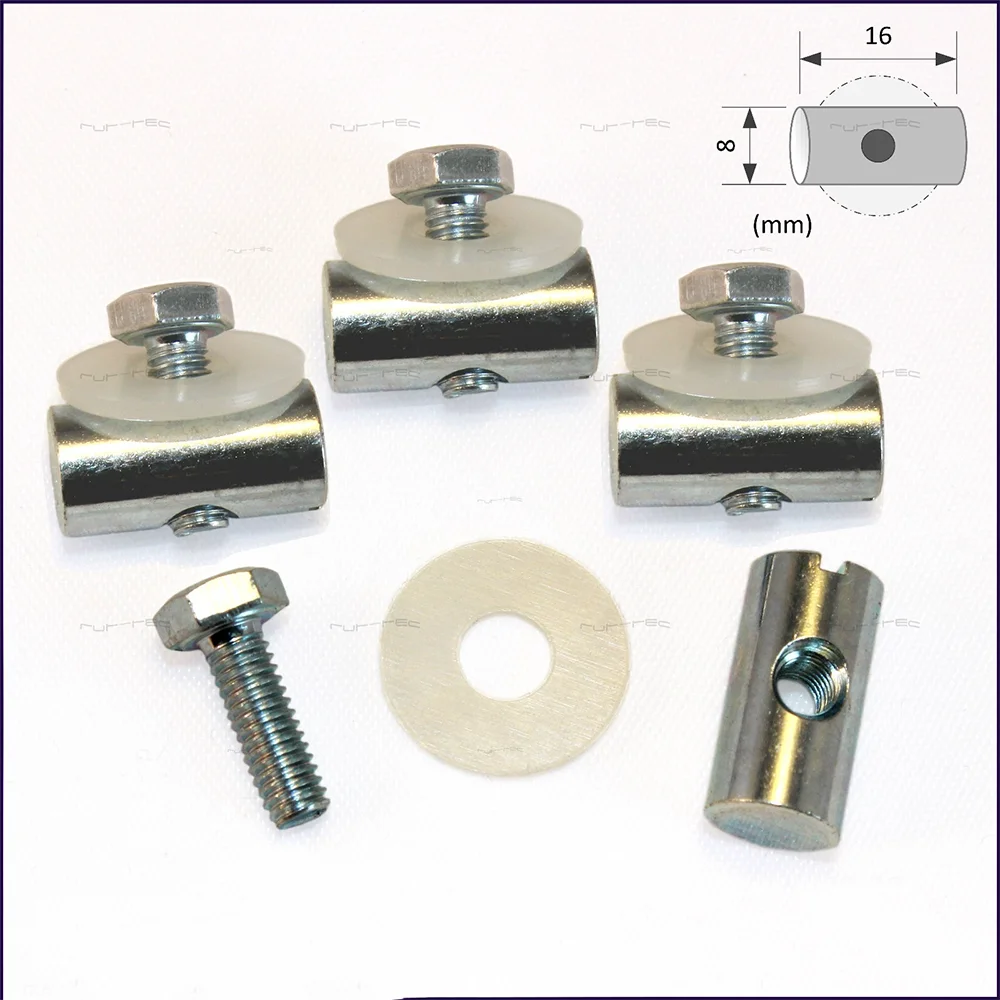 Caravan Wohnmobil Campervan Für RV Markise Schiene 4set 8mm Keder Stopper Sonnendach Anti-Slip Stopper Zubehör Image