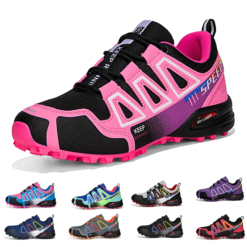 Men's Hiking Shoes Outdoor Lace-Up Hiking Shoes Cycling Shoes Non-Slip Non-Slip Tactical Training Shoes Women's Hiking Shoes