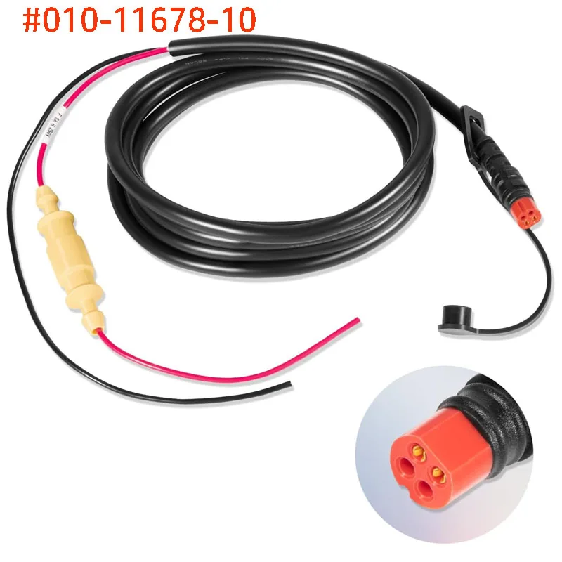 Garmin 010-11678-10 Echo Series Power Cable 6 ft. (1-4/5 m) 4-Pin Power Cord Fit for Echo 100,101, 150, 151, 151dv,More