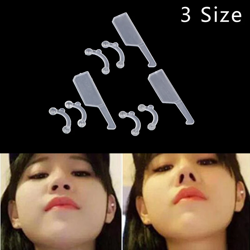 6PCS 3*Sizes Beauty Nose Up Lifting Bridge Shaper Massage Tool No Pain Nose beauty gadget nose lifting shaper beauty tools