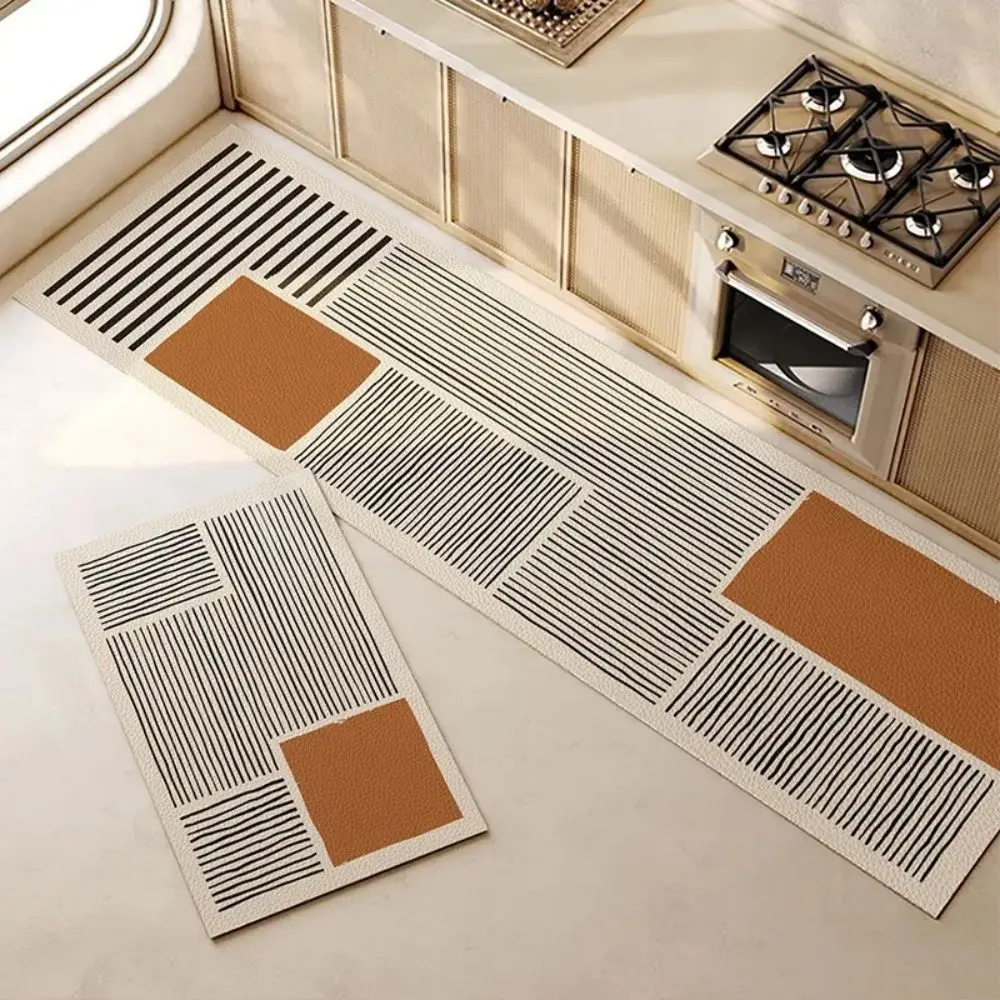 VIKAMA 1/2PCS Japanese Kitchen Floor Mat Waterproof And Non-Slip Diatomaceous Mud Carpet Home Decor Bathroom Floor Mat