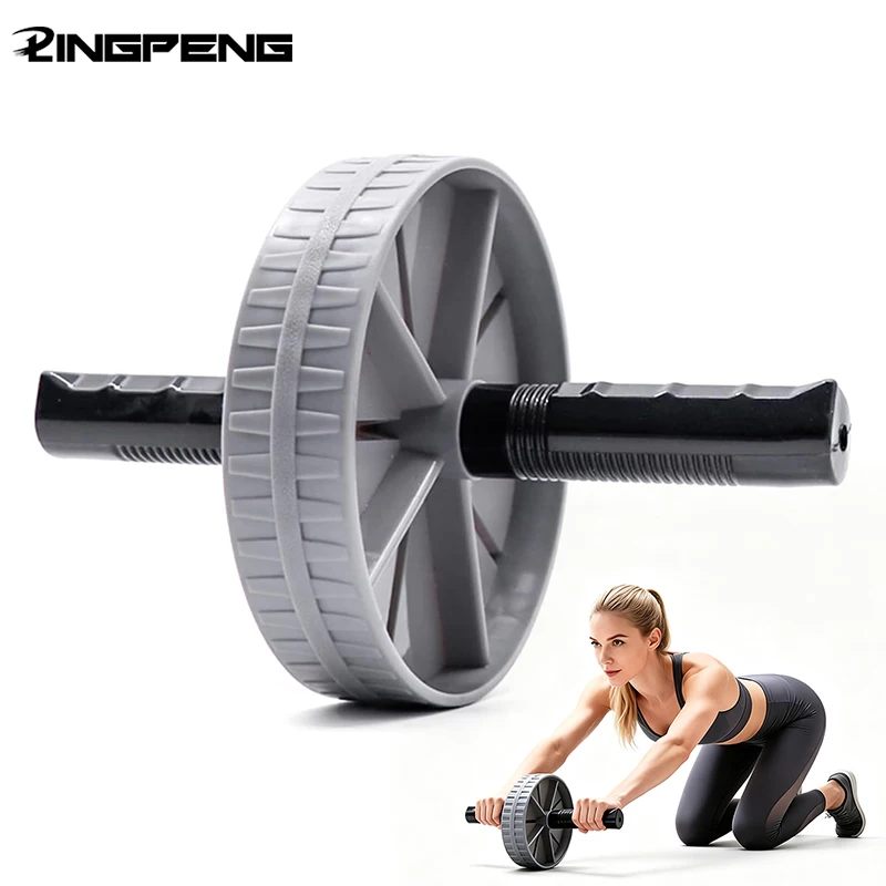 Roue musculaire abdominale à domicile roue abdominale rouleau de roue de fitness fonction silencieuse rouleau de roue de fitness dispositif de fitness abdominale