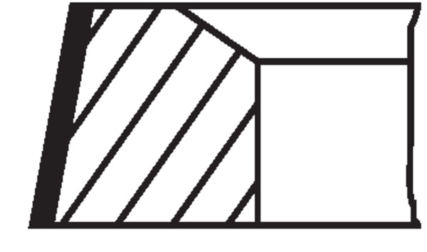MAHLE Kolbenringsatz 50360n0 für Porsche Image