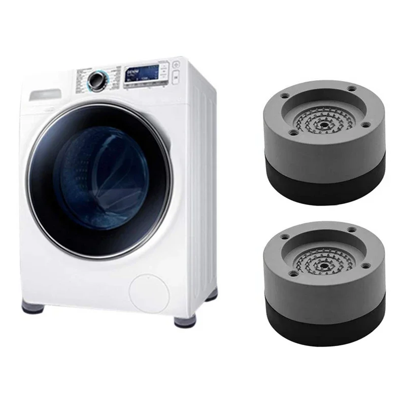4 patins universels en caoutchouc anti-vibration pour machine à laver, pieds de fixation pour la stabilité des appareils électroménagers