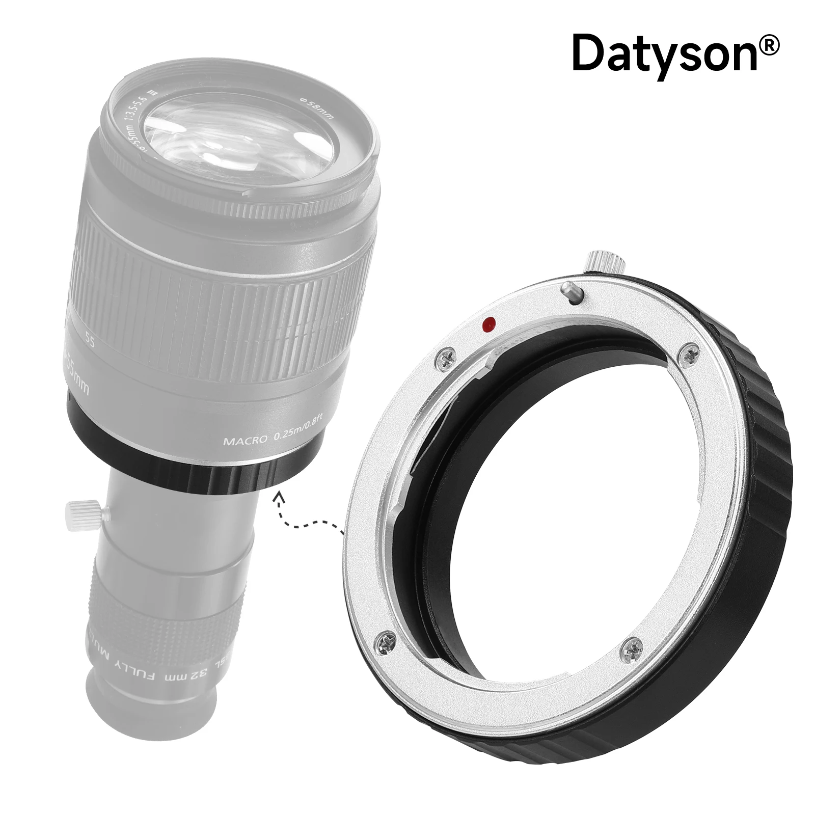 Datyson M42 M48 Außengewinde auf Nikon F Adapterring für Nikon DSLR-Objektiv auf Kameragehäuse-Konverter Image