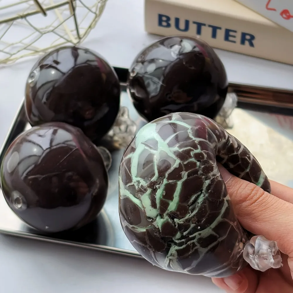 Simuliertes Essen, Schokoladen-Minz-Squishy, TPR-Material, Langsam zurückfedernd Image