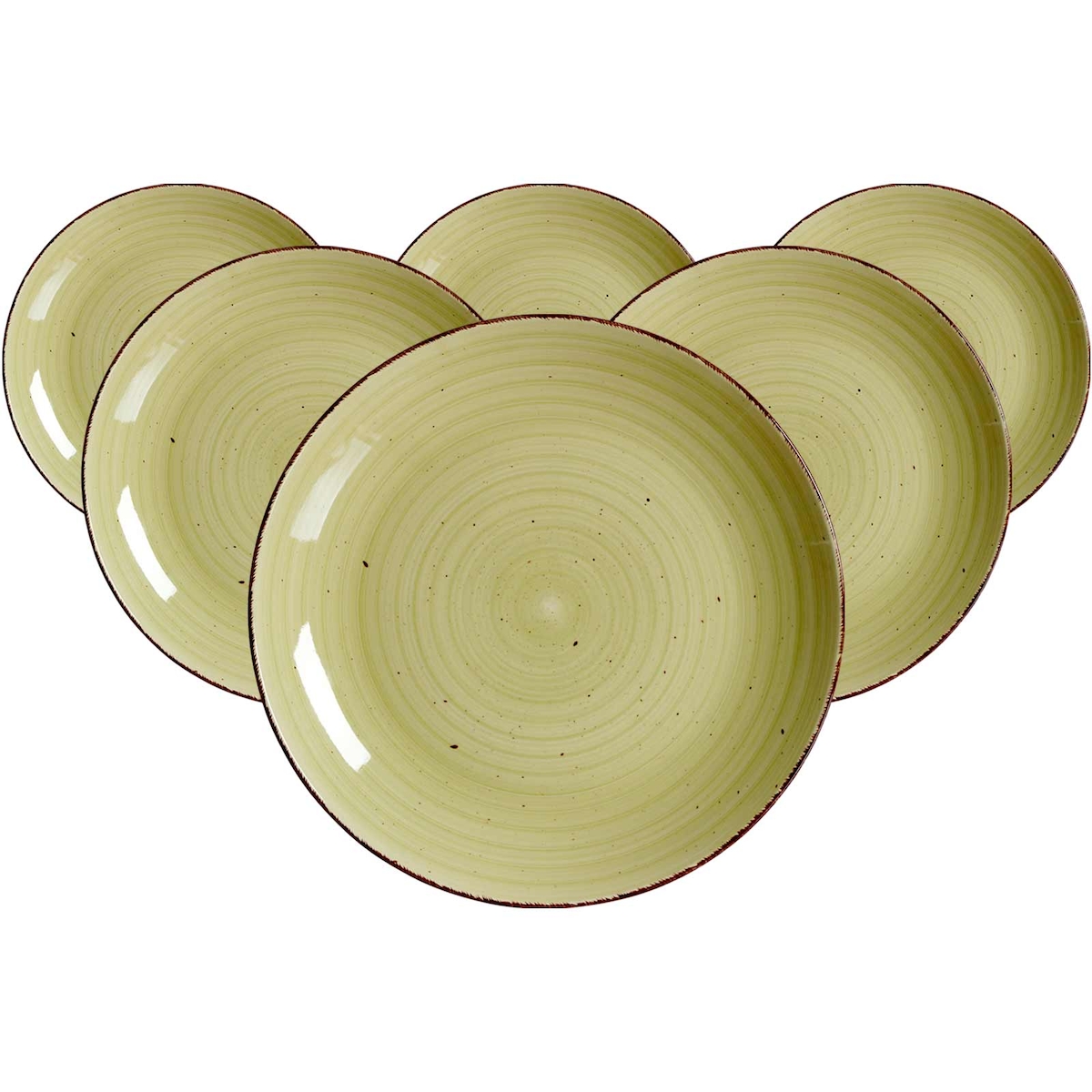 Ritzenhoff & Breker Happy Speiseteller ø 27 cm 6er Set grün Image