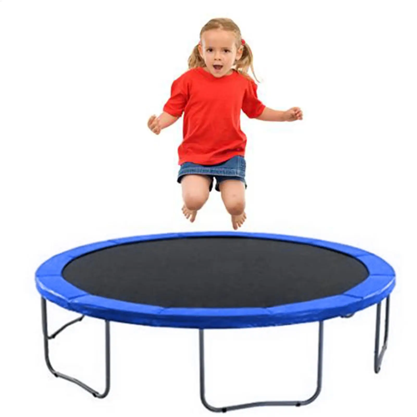 Trampolin-Schutzhülle, schnell zu installierende Ersatzmatte, Trampolin-Schaumstoffmatte, Hülle für den Innen- und Außenbereich, Hinterhof, Veranda, Schlafsaal Image