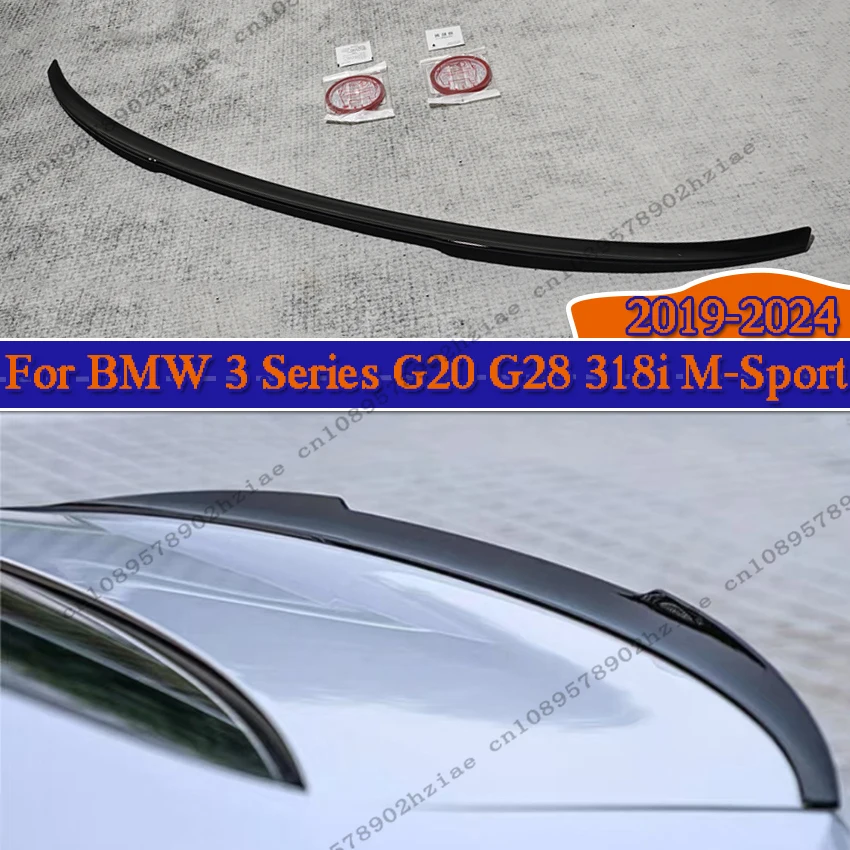 ABS Glanzschwarz Heckspoiler für BMW G20 LCI Limousine M340 330 320 G80 M3 2019-2024 M3 Style Karosserie-Kits Image