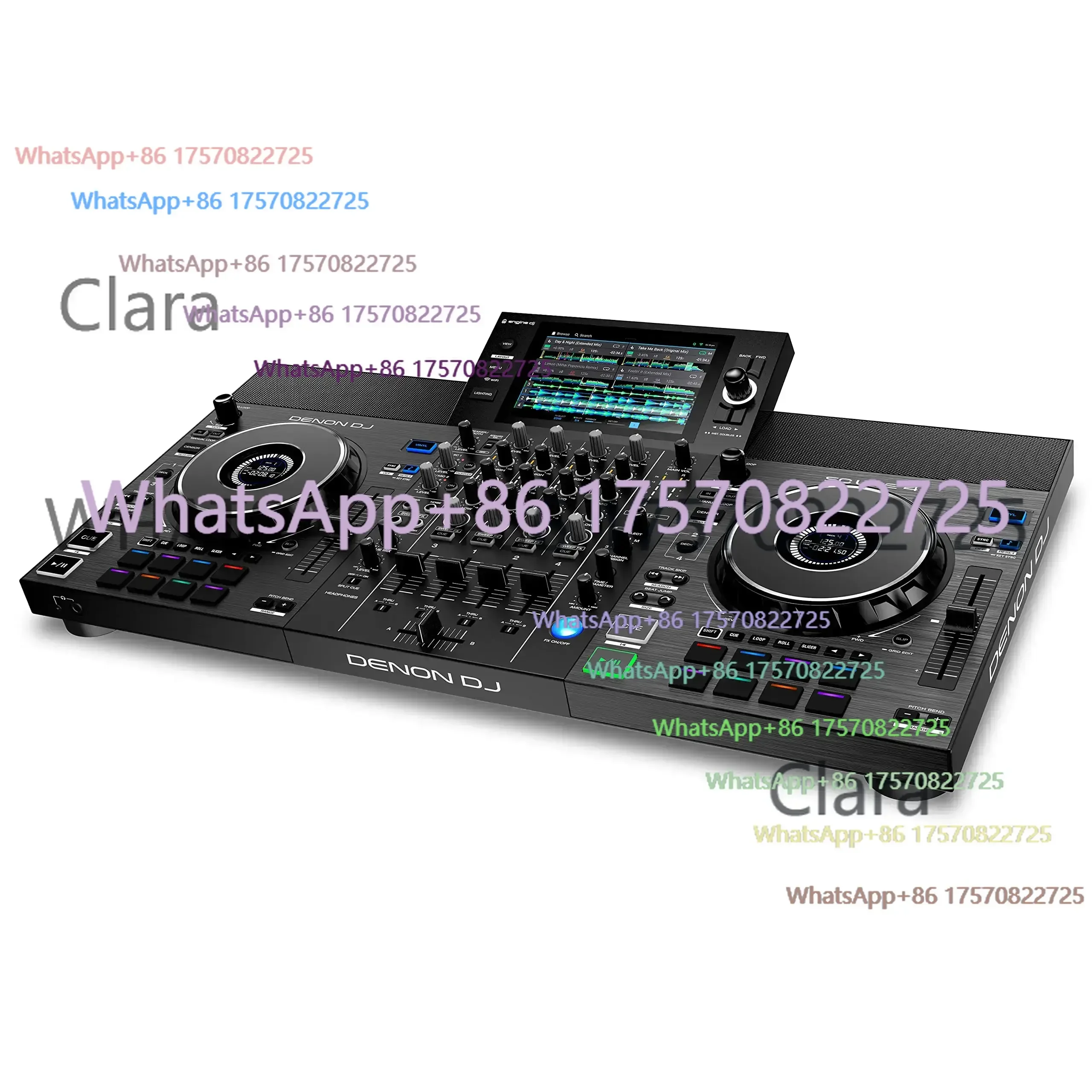 Clara Tools StoreBrandneuer Denon DJ SC LIVE 4 - Standalone DJ-Controller, 4-Kanal-Mixer, Amazon Music Unlimited Streaming, Wi-Fi Image